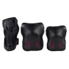 SFR Triple Pads Set Candi L - Knee, Elbow & Wrist Guards for Roller Skating, Skateboarding, Scootering, Cycling