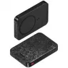 SHARGE CarbonMag 10K Wireless Power Bank, 10,000mAh, Qi2 15W, USB-C 20W, Black YDD-SG-C2TXWCX-HEI