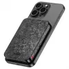SHARGE CarbonMag 10K Wireless Power Bank, 10,000mAh, Qi2 15W, USB-C 20W, Black YDD-SG-C2TXWCX-HEI