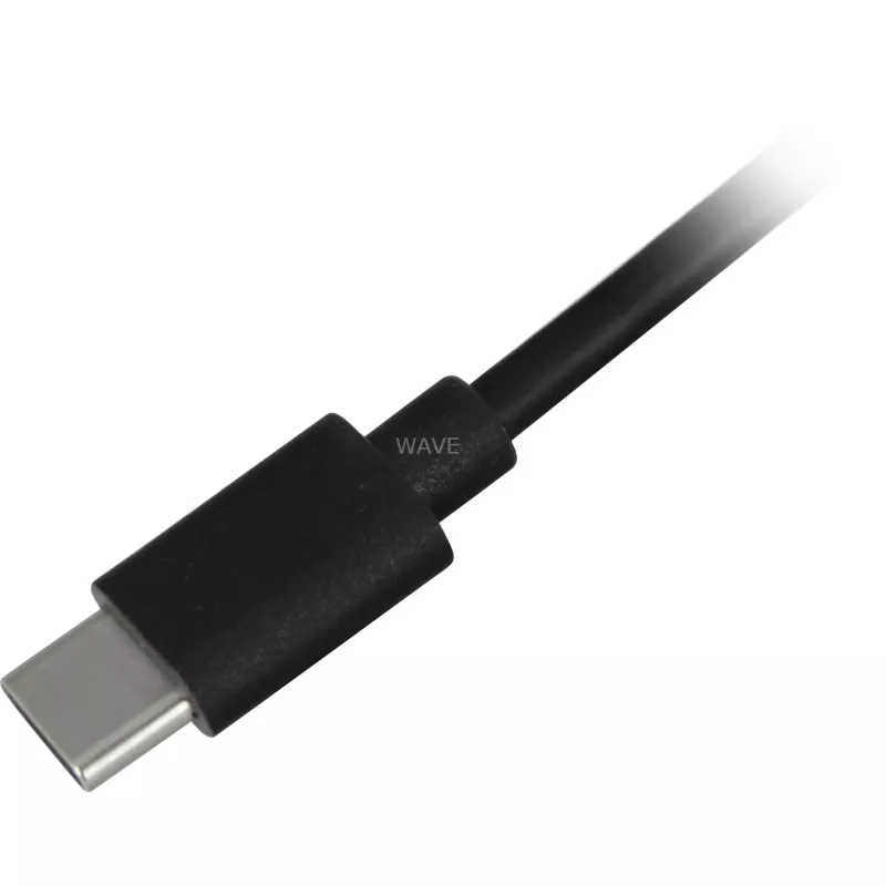 SHARKOON USB 2.0 Cable, USB-A Male to USB-C Male (Black, 2 m)