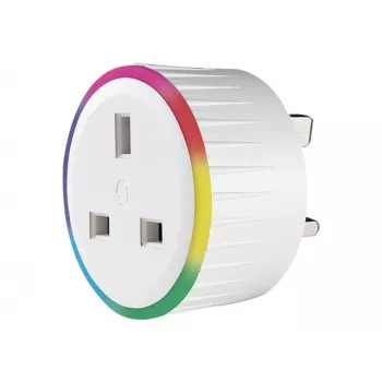 Shelly Plus Plug UK – Wi-Fi & Bluetooth Smart Plug with Energy Monitoring, 3000W, UK Type G