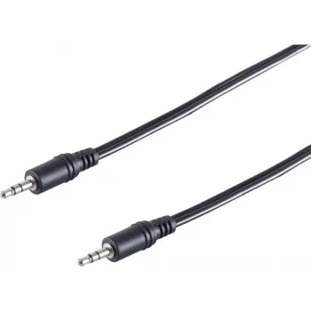SHIVERPEAKS 3.5 mm Jack Audio Cable, Male to Male, 2.5 m, Black