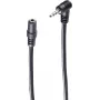 SHIVERPEAKS BASIC-S 2.5mm Angled Jack to 3.5mm Jack Coupler Audio Extension Cable, 0.2m, Black BS30781
