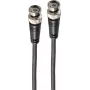 shiverpeaks BASIC-S BNC Male to BNC Male RG59 Coaxial Video Cable, 75 Ohm, 1 m, Black BS77601