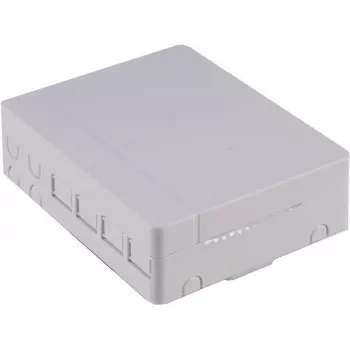SHIVERPEAKS BASIC-S Fiber Optic Distribution Box, ABS, 4-Port, White (BS07-65001)