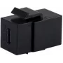 SHIVERPEAKS BASIC-S USB-C 3.1 Gen 2 Keystone Coupler, Female to Female, 10 Gbps, Black BS08-10040