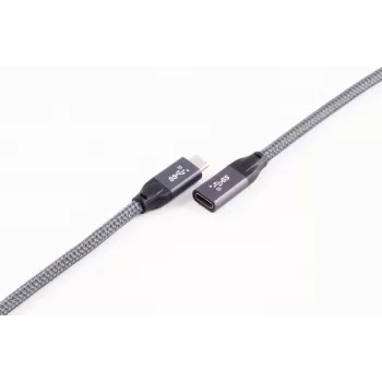 ShiverPeaks BASIC-S USB-C Extension Cable, USB 3.2 Gen 2, 2.0m, Black