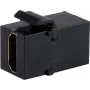 SHIVERPEAKS BS08-10052 Keystone HDMI 2.1 Coupler Female to Female 8K 48Gbps Black