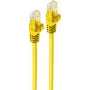 SHIVERPEAKS BS08-35002 Cat.7 U/UTP Patch Cable, RJ-45, Gold Contacts, 0.25 m, Yellow, 10 Gbps