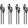 SHIVERPEAKS BS08-41025-4 Cat.8.1 S/FTP Network Cable, RJ45, 1m, Black