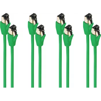 shiverpeaks BS08-41043-4 Cat8.1 F/FTP Network Cable, 3m, Green, 40 Gbps, 2000 MHz