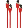 SHIVERPEAKS BS08-41064-2 Cat8.1 F/FTP Network Cable, Red, 7.5 m, 40 Gbps, RJ45, Gold-Plated Contacts