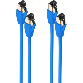 shiverpeaks BS08-41071-2 Cat8.1 F/FTP Network Cable, Blue, 10 m, RJ45, 40 Gbps, LSZH