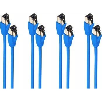 SHIVERPEAKS BS08-41081-4 Cat8.1 F/FTP Network Cable, 15 m, Blue