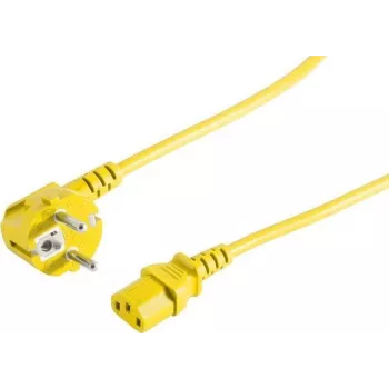 SHIVERPEAKS BS09-05182 Yellow 1.8m CEE 7/7 to IEC C13 Power Cable