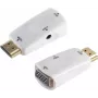 SHIVERPEAKS BS10-01001 HDMI to VGA + 3.5mm Audio Active Converter, 1080p, Black