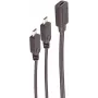 SHIVERPEAKS BS13-20021 USB-C to 2x Micro-USB B Splitter Cable 0.3m Black