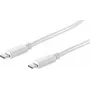 shiverpeaks BS13-45026 USB-C to USB-C Cable 1m White USB 3.2 Gen 2 10Gbps 100W PD