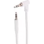 SHIVERPEAKS BS14-07036 3.5mm TRS Audio Cable, Angled to Straight, White, 2m