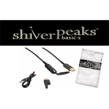 shiverpeaks BS30-021005 Active High-Speed HDMI Cable with Ethernet, 100 m, Type A to Micro HDMI, Black