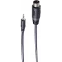 SHIVERPEAKS BS30822 Audio Cable 1.5m 3.5mm to 5-Pin DIN Male Black