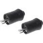 SHIVERPEAKS BS54030-SET Lever-Nut Wire Connector Set, 25-Piece, 2/3/5-Pole, 0.14-4.0 mm², 400 V, 32 A, Black