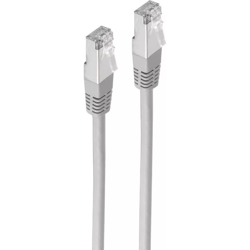 SHIVERPEAKS BS75211-1.5 Cat5e SF/UTP Network Cable, White, 1.5 m, RJ45, Gigabit Ethernet, Snagless, Gold-Plated Contacts