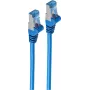 shiverpeaks BS75726-B Cat6a S/FTP Patch Cable, 20 m, Blue, RJ45, 10 Gbit/s, 500 MHz, Snagless, Copper