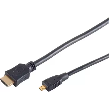 SHIVERPEAKS BS77472-3 HDMI Cable 2m Type A to Micro D Black