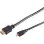 SHIVERPEAKS BS77472-3 HDMI Cable 2m Type A to Micro D Black