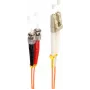 SHIVERPEAKS BS77950 Fibre Optic Patch Cable 10m LC to ST OM2 Duplex Orange