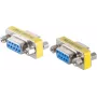 SHIVERPEAKS BS78254 9-Pin D-SUB Adapter Male to Female, Silver