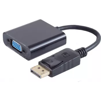 SHIVERPEAKS DisplayPort 1.1 to VGA Adapter Cable, 15cm, Black 14-05009