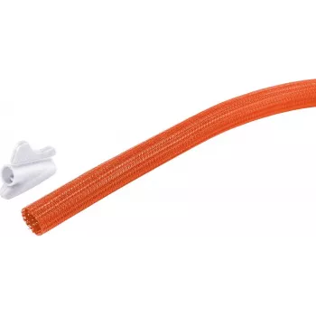 SHIVERPEAKS Flexible Cable Duct Set, 13mm, Orange, 3.75m (BS18-33377)