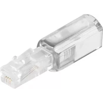 SHIVERPEAKS Helos Untangler Twist-Stop Telephone Cord Untangler, Slim, White-Transparent, Loose (71216-W)