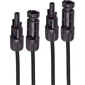 SHIVERPEAKS PV4 Extension Cable Set, 4mm², 2-Pack Black/Black, 25m (BS02-32105)