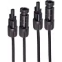 SHIVERPEAKS PV4 Extension Cable Set, 4mm², 2-Pack Black/Black, 25m (BS02-32105)