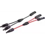 SHIVERPEAKS PV4 T-Adapter Cable Set, 2-to-1, 4 mm², Red/Black, 30 cm (BS02-21022)