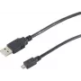 SHIVERPEAKS S-Conn 77183-HQ 3m USB A to Micro-USB B Male to Male Black USB Cable