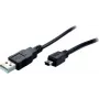 SHIVERPEAKS S-Conn BS77162 USB 2.0 Cable, USB-A to Mini-USB B, 1.8 m, Black