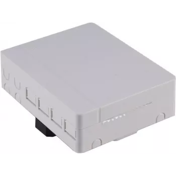 SHIVERPEAKS S/CONN Fiber Optic Distribution Box, ABS, 4-Port, White 07-65001