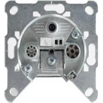 SHIVERPEAKS S/CONN maximum connectivity Antenna Wall Outlet SAT+BK with Clamp Technology, 1 dB (15-93001)