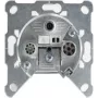 SHIVERPEAKS S/CONN maximum connectivity Antenna Wall Outlet SAT+BK with Clamp Technology, 1 dB (15-93001)