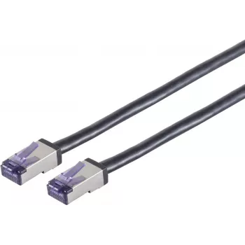 SHIVERPEAKS S/CONN maximum connectivity Cat. 6A Flex S/FTP Patch Cable, 3.0 m, Black 08-28045
