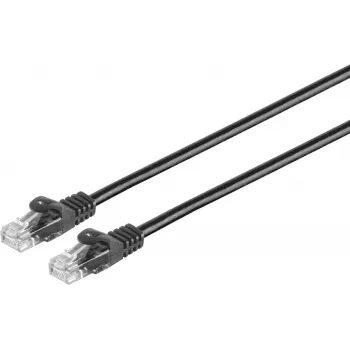 SHIVERPEAKS S/CONN maximum connectivity Cat.7 U/UTP RJ45 Patch Cable, 1m, Black 08-35025