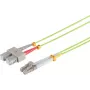 SHIVERPEAKS S/CONN maximum connectivity OM5 LC/SC Duplex Multimode Fiber Patch Cable, 50/125µm, Lime Green, 5m 07-530515