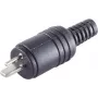 SHIVERPEAKS S/CONN maximum connectivity Screw-Type Banana Plug, 4 mm, 24k Gold-Plated Contacts, 6 mm², Fully Insulated, 1 pc (54030-)