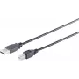 SHIVERPEAKS S/CONN maximum connectivity USB 2.0 High Speed Cable, A to B, Black, 0.5 m (13-23015)