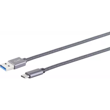 SHIVERPEAKS S/CONN maximum connectivity USB A-C Cable - USB-A Adapter Cable, USB-C, 3.2 Gen 2, Pro, 1.5m (13-38150)