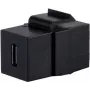 SHIVERPEAKS S/CONN maximum connectivity USB-C 3.1 Keystone Adapter, 10Gbps, Female to Female, Black (08-10040)